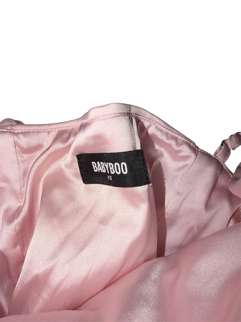 BABYBOO Blush Pink Imogen Corset Mini Dress, Size XS - Picture 6 of 7